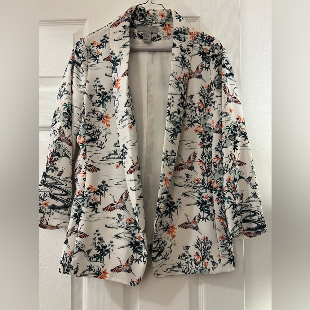 Multi colored Blazer. Great for work or casual outfit